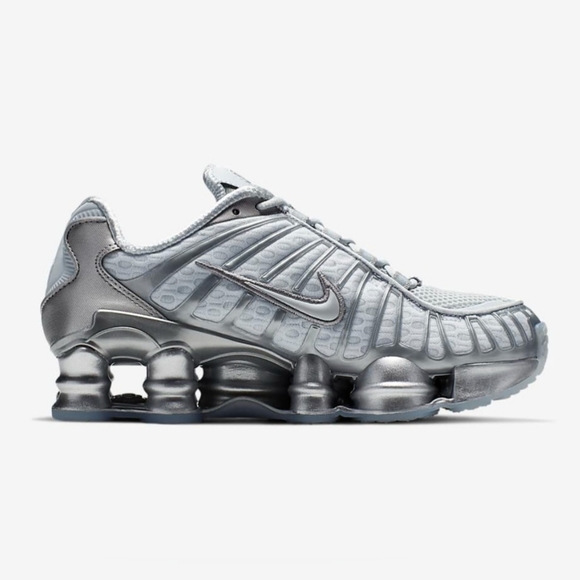 Nike Shox TL 'Metallic Silver' AR3566-003 Women's Size 7.5 - Picture 2 of 12